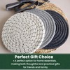 KITLAB 8 Inch Trivets for Hot Dishes, Hot Pots and
