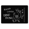 speecheese Rama Lama Ding Dong Alpaca Doormat in 40 x