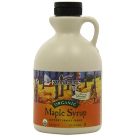 Coombs Family Farms Maple Syrup, Organic, Grade A, Dark Color, Robust Taste, 32 Fl Oz