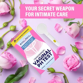 Vaginal PH Test Strips, PH Test Strips for Women for Vaginitis, Individual Aluminum Foil Wrapped, Safety&Effective, 10pcs