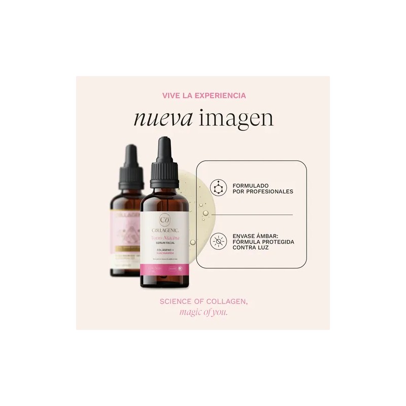 Serum Facial Con 10% De Niacinamida Y Colageno Hidrolizado