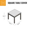 KHOMO GEAR Heavy Duty Outdoor Furniture Cover - Waterproof Square