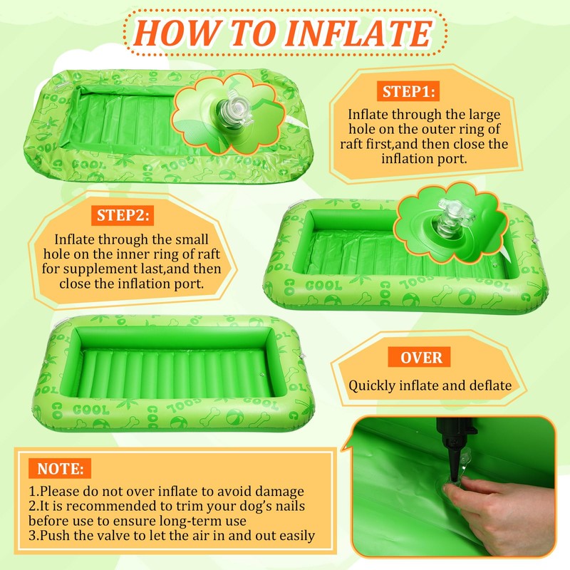 JellyArch Dog Float for Pool Inflatable Dog Pool Float for