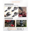 Strapinno 2PCS Stainless Steel Retractable Ratchet Straps (1 7/8 in