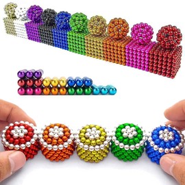 Brain Teasers Puzzles - 215, K099, Magnetic-Balls Assembly & Disentanglement, Magnet-Beads Interesting Logical Game Putty Toy Slime