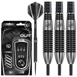 Winmau Blackout 90% Tungsten Steel-tip Darts - 26 Grams