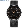 CRRJU Kajun 2172 new thin men's quartz movement business personality