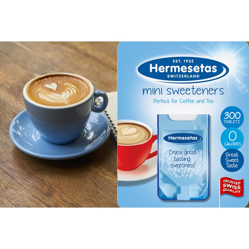 3x 300 Tablets Hermesetas Mini Sweeteners - Bundled by Smart