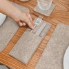 Miqio ® - Design Felt Cutlery Bags, Washable, Set of