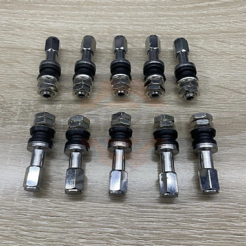 GEARZAAR 10* Stainless Steel Wheel Tire Valve Stems Hight Pressure