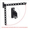 Alighting Laundry Hanger Dryer Rack Folding Wall Mount Clothes Black