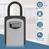 Key Lock Box Large Capacity Wall Mounted Resettable 4 Digit