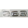 ABS 3D Chrome S 63 Letters Emblem Badge Replaces with
