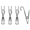Stainless steel wire tongs 5p/kitchen mini all-purpose clip props Hook 4ea