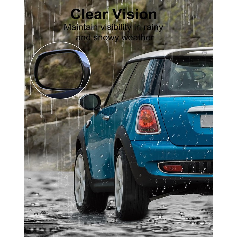 Driver Left Side Mirror Glass Replacement Fits for Mini Cooper