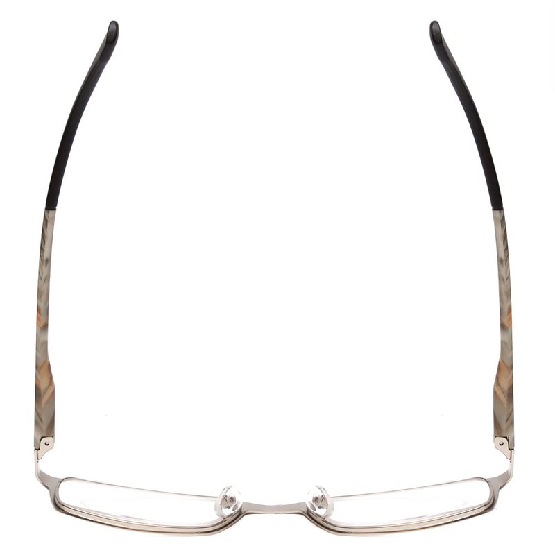 Calabria 5961 Metal Spring Camouflage 53mm Designer Reading Glasses Silver