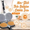 C Palmer Medium Belgian Cookie Iron, Model 1120, Made in