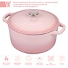 VORRINGARD Enameled Cast Iron Dutch Oven Pot with Lid, for
