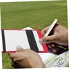 SUPVOX 1set Golf Scorecards Holder Elegant Leather Golf Scoring Book