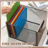 Yalikop Hanging File Organizer File Box Hanging Folder Storage Boxes