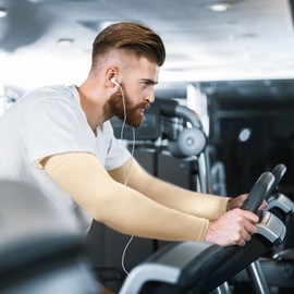 GOUNOD Sun Protection Cooling Compression Arm Sleeves For Men - Basketball Outdoors Sports Workouts volleyball arm sleeves