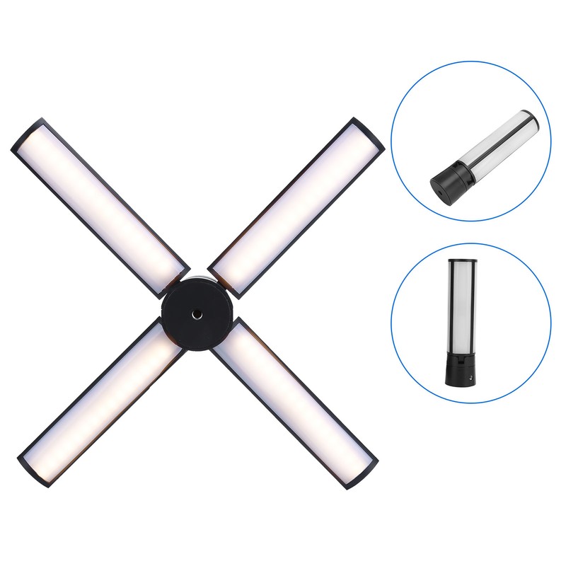 LED Folding Fill Light Desktop Bracket 5 Levels Fill Lighting