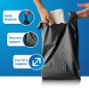 PWgoods Adult Nappy Disposal Bags Black | 100 Pack |