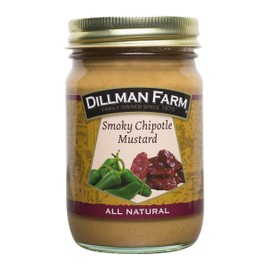 Dillman Farm Smoky Chipotle Mustard, 13oz (Pack of 6)