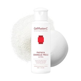 CELL FUSION C Papaya Granule Peels Mild Deep Cleanser 50g/1.76oz -Mild deep cleanser enriched with natural enzymes for all skin types