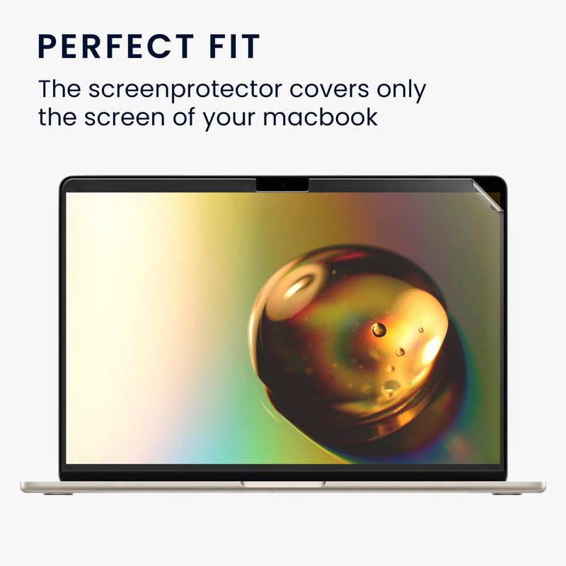 kwmobile Screen Protector for Apple Macbook Air 13.6 M3 2024