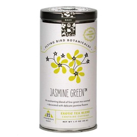 Flying Bird Botanicals, Tea Jasmine Green Organic, 15 Count