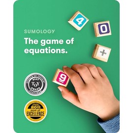 SimplyFun Sumology Math Game - One of The Most Fun Math Games for Kids Ages 8-12 - Practice Addition, Subtraction, Multiplication and Division - 2 or More Players or Play in Teams!