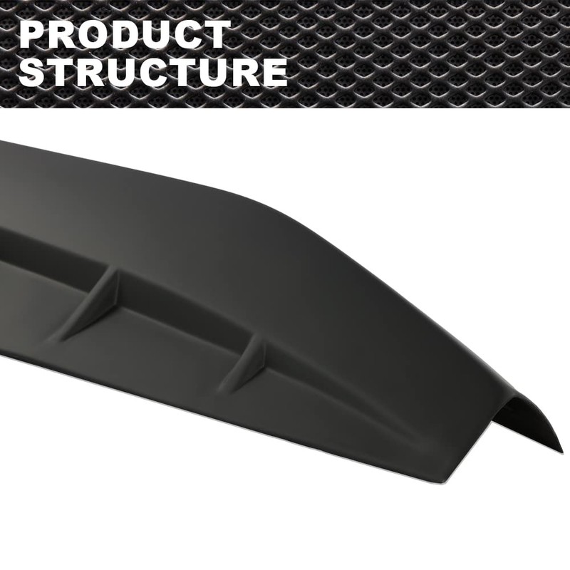 CROSSDESIGN Tailgate Rear Wing Spoiler Compatible with All Ram 2009-2018