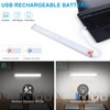 Motion Sensor Light LED Under Cabinet Closet Lighting USB Rechargeable