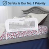 Dream On Me Lightweight Mesh Security Adjustable Bed Rail with