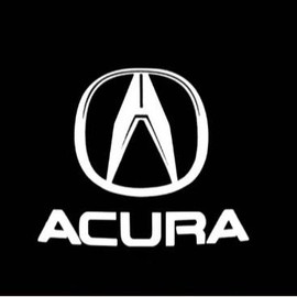 2Pcs LED Car Door Welcome Light HD Projector Lamp Accessories For Honda Civic Fit Accord City Vezel CR-V S660 Odyssey HR-V:_For Acura -2pcs