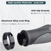 YAPJEB Bicycle Grip, Long Handle Grip, Anti-Slip, Shock Absorption, Fatigue