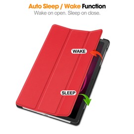 Kepuch Custer Case for T-Mobel Revvl Tab 5G 10.36 Inch Smart PU Leather Protective Case Cover Red