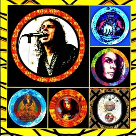 DIO RONNY JAMES FIVE KEYCHAINS CAR ACCESSORIES ROCK MERCH