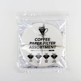 Sanyo Sangyo CAFEC+ 4 Types of Coffee Filter Assortment CFA1-40W-4P (For 1 Cup)