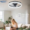 Depuley Ceiling Fans with Lights and Remote: 16" Modern Low