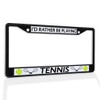 Fastasticdeals Metal Insert License Plate Frame I'd Rather Be Playing