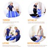NurtureCare Upgraded 3-Layer Comfort Positioning Bed Pad with Handles 48"
