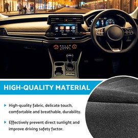 MAX COOL Non-Slip Dash Mat Suitable for Hyundai Kona Active Elite SE 7/2017-2023 Dashboard Cover without HUD