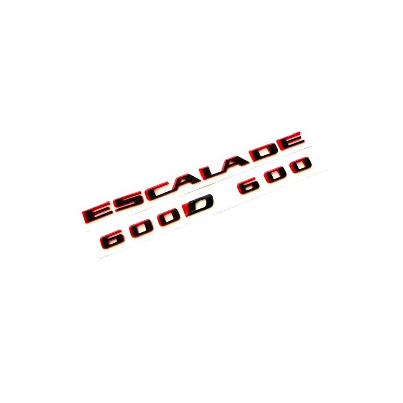 3Pack Escalade 600 600D Rear Liftgate Emblem 3D Badge Letter