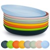 Berglander 9 Inch Plastic Deep Dinner Plates Set of 8