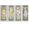 A&T ARTWORK The Times of The Day by Alphonse Mucha