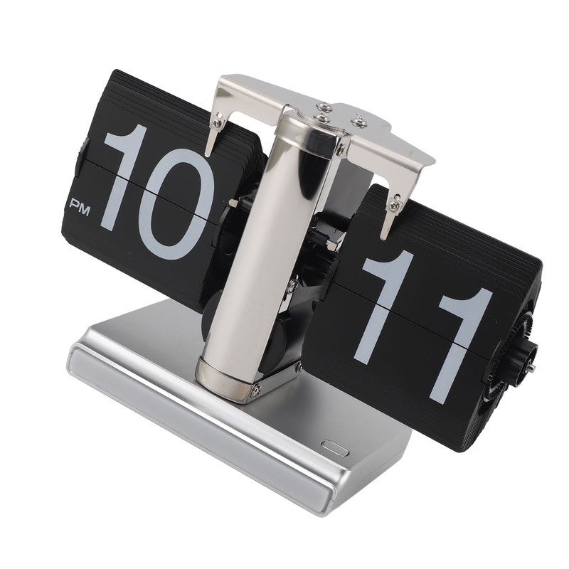 Retro Digital Flip Down Clock Battery Powered Flip Desk Clock