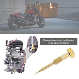 1 Satz Motorrad Vergaser Einstellschraube Kompatibel mit Halley's CV 1990–2006, Kompatibel mit Big Twin 1990–1999, Kompatibel mit Twin Cam 1999–2006
