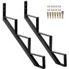 Toriexon Steel Stair Riser-2 Pack, 3 Step Stringers for Deck,